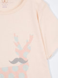 polka dot deer T-shirt