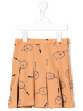 beach ball pleated skirt 