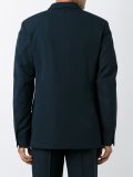double breasted buttoned blazer
