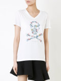 skull print T-shirt
