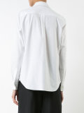 front pleated blouse