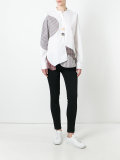 contrast panel shirt 