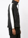 zipped collar jacket