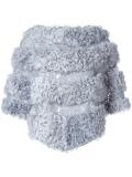 lace panelled cape