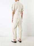 Mechanic block panel jumpsuit 