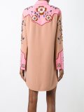 embroidered shirt dress