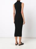 fitted rib knit dress