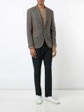 two-buttons notched lapel blazer