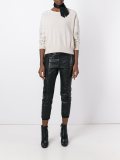 guipure insert jumper