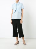 scalloped collar T-shirt