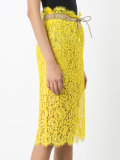 Floral Lace Midi Skirt