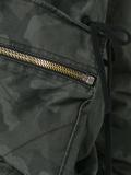 twill camouflage cargo trousers