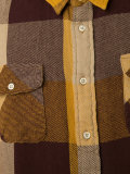 flap pockets checked shirt