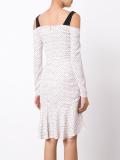cut-off shoulders dress