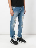 distressed jeans