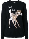 'bambi'亮片缝饰套头衫