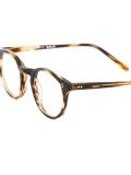 tortoiseshell round frame glasses