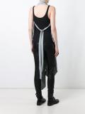 tied sleeveless coat