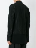 double zip up biker jacket