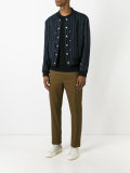 flannel slim trousers