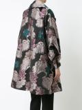 floral jacquard coat 