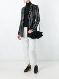 ruffled shoulder bag