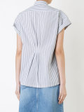striped short-sleeve shirt