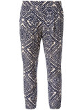 aztec print trousers