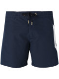 chevron stripe swim shorts