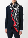 geo print scarf 