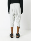 drawstring cropped sweatpants