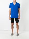 slogan V-neck T-shirt