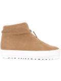 front zipped boots