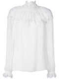 lace panel blouse 
