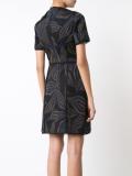 leaf print dress
