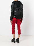 swallow embellished backpack