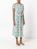 laced shoulder dress