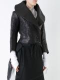wide lapel cropped jacket