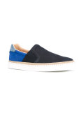 block panel slippers 