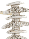'Bone' diamond earrings
