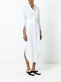 long belted shirt dress 