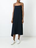 side drape slip dress