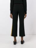 python skin effect cropped trousers