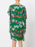 floral print asymmetric dress