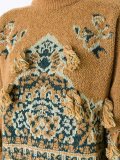 'Rug'提花套头毛衣