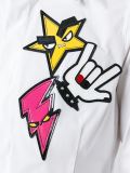 'Punk'贴花经典衬衫