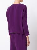 slash neck blouse