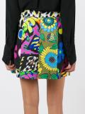 printed a-line skirt