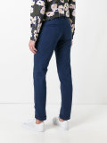 satin effect skinny trousers