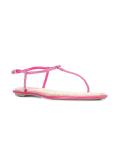 crystal embellished flat sandals